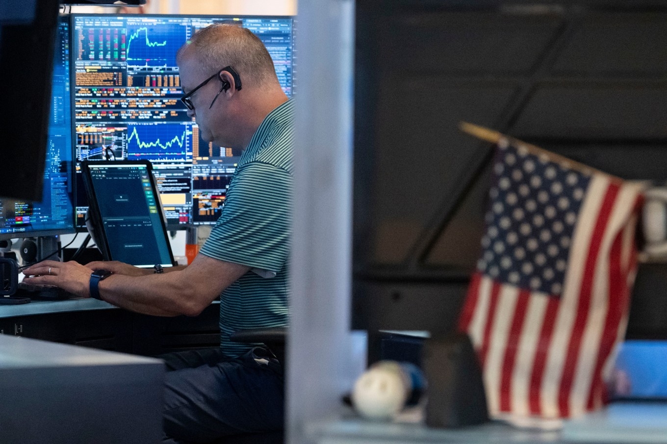 Köplusten hos handlarna på Wall Street steg gradvis under torsdagen. Arkivbild. Foto: Yuki Iwamura/AP/TT