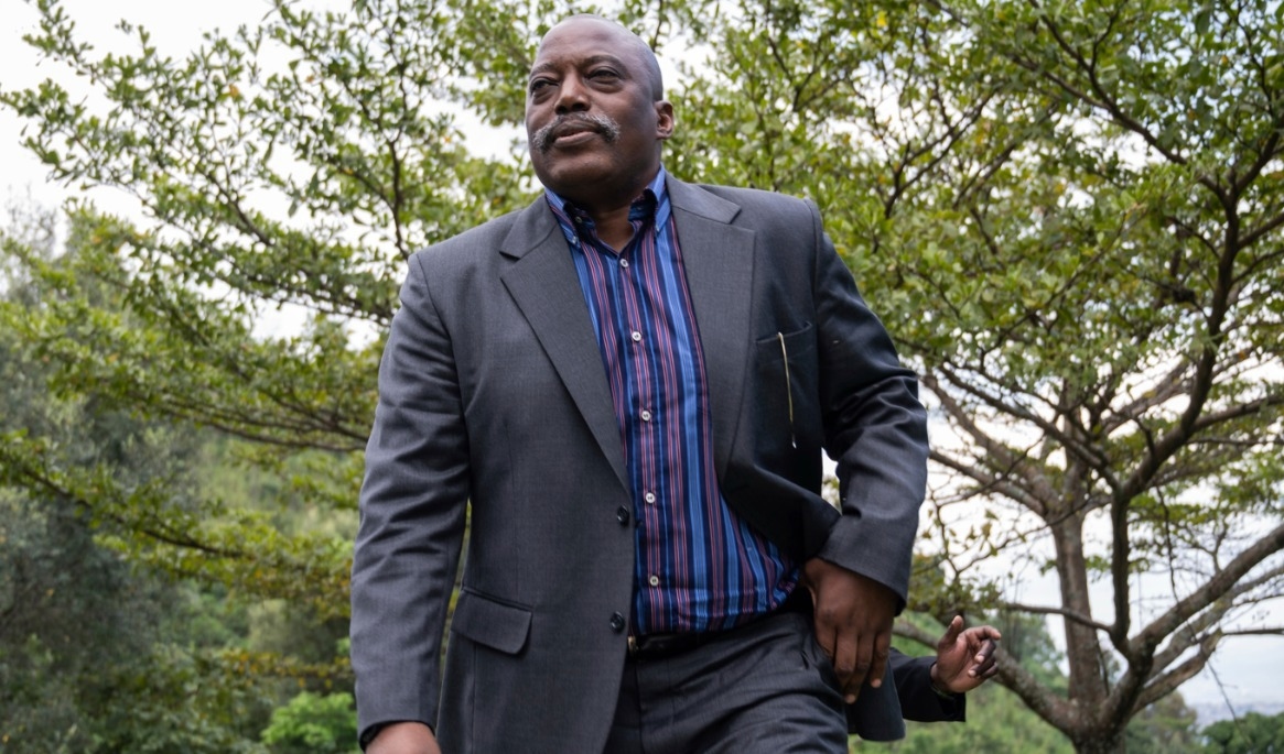 Kongo-Kinshasas expresident Joseph Kabila. Arkivbild. Foto: Moses Sawasawa/AP/TT