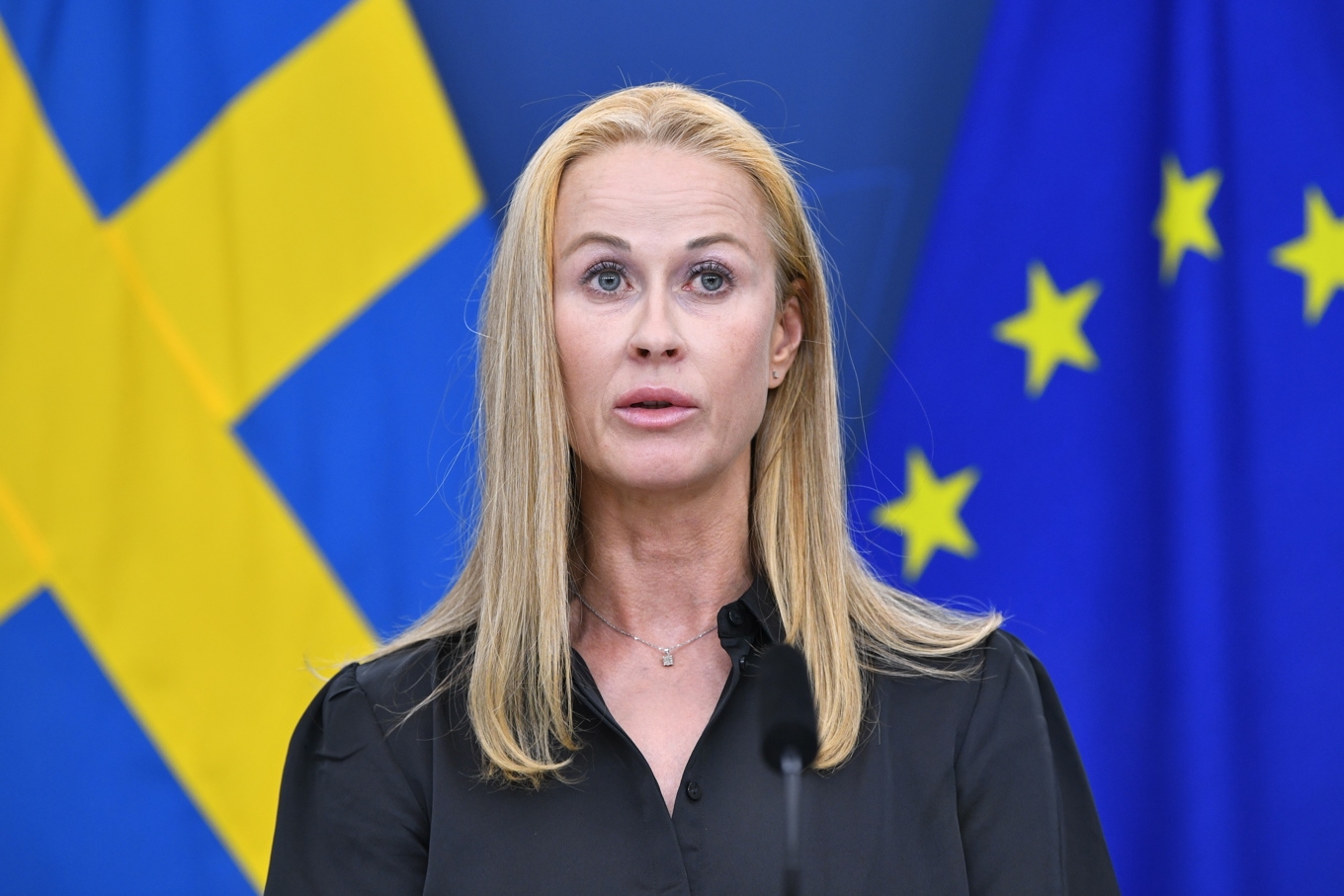 Katja Nyberg, tidigare ledamot för SD och därefter politisk vilde. Arkivbild Foto: Lars Schröder/TT