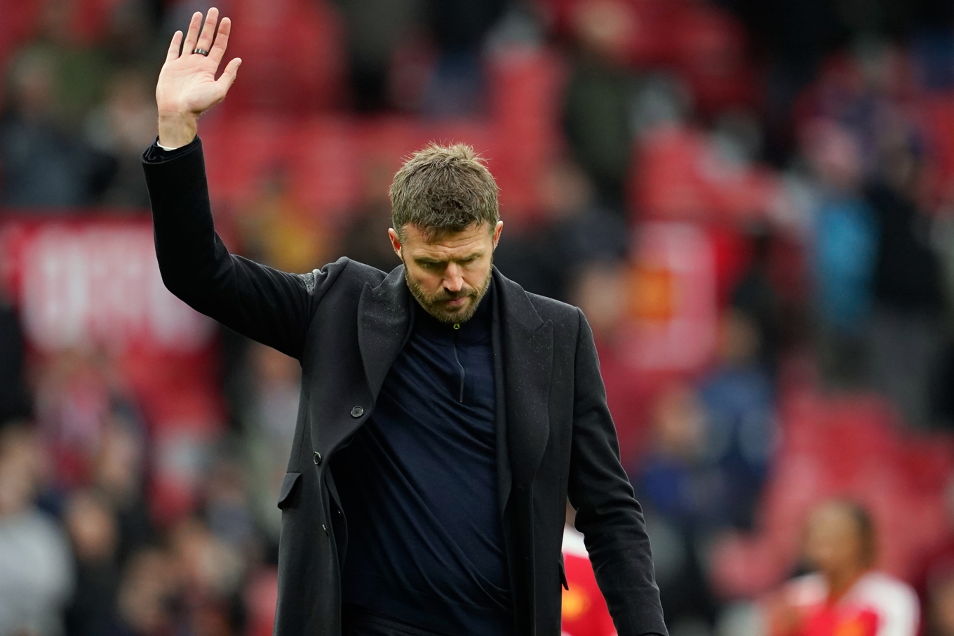 Michael Carricks dagar som tränare för Manchester United ser ut att vara över. Foto: Dave Thompson/AP/TT