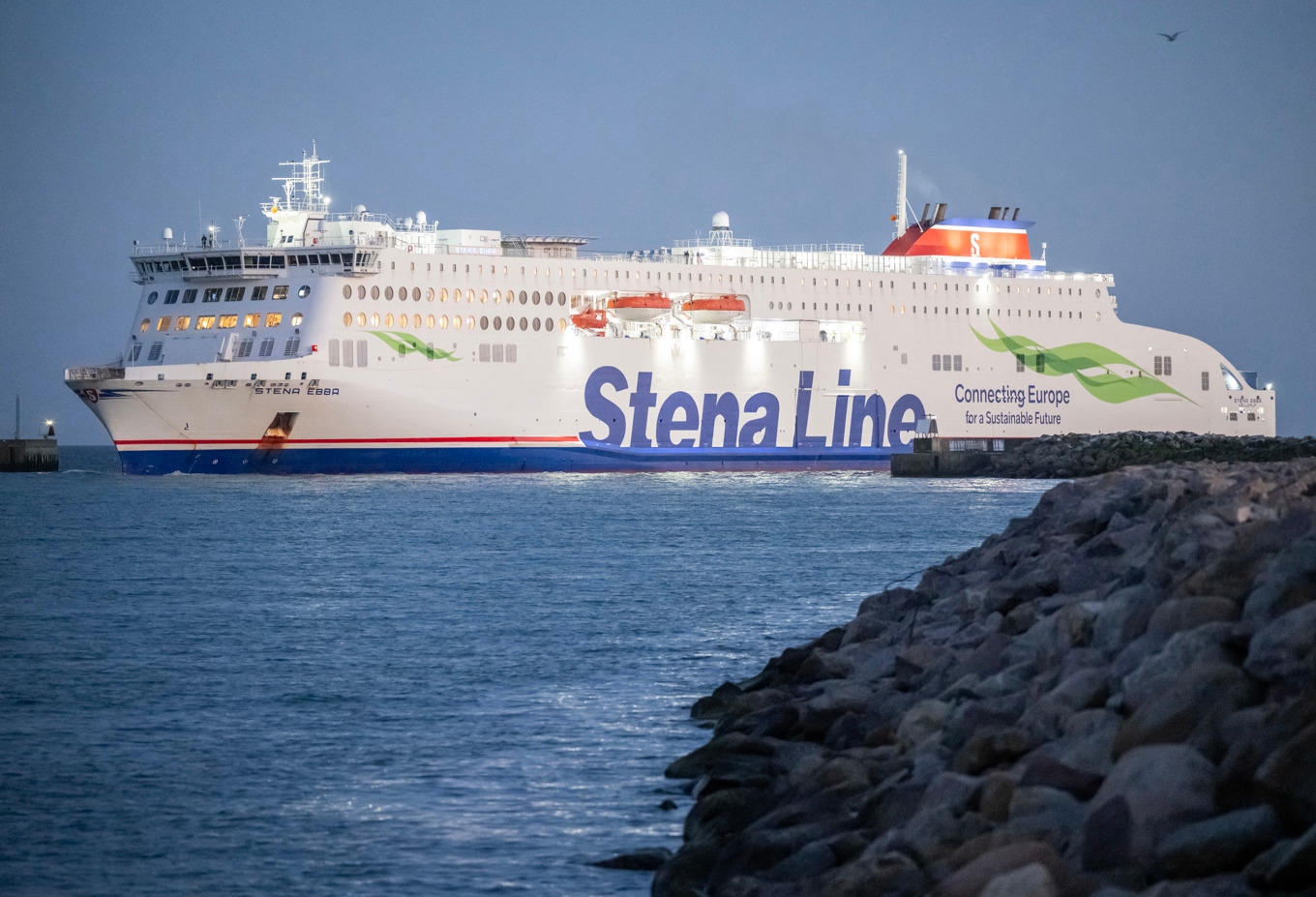 En av Stena Lines färjor. Arkivbild. Foto: Johan Nilsson/TT