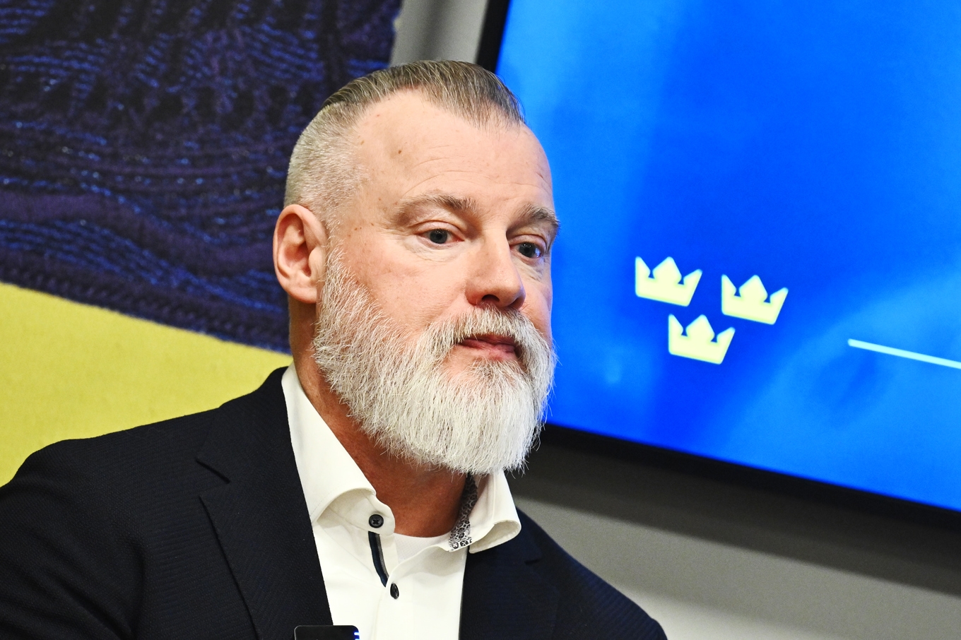 Nygamle förbundskapten Rikard Grönborg har presenterat truppen till turneringen i Prag och Helsingfors. Magnus Hellberg saknas, men tre debutanter får plats. Foto: Claudio Bresciani/TT
