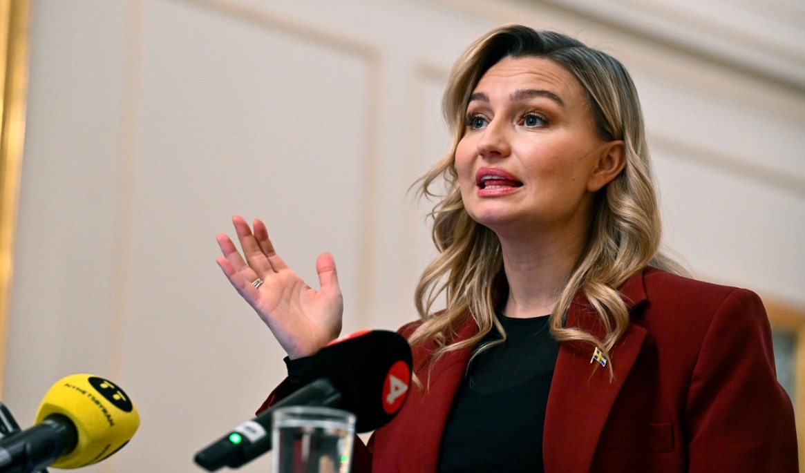 Kristdemokraternas partiledare Ebba Busch. Arkivbild. Foto: Fredrik Sandberg/TT