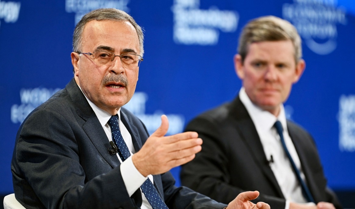 Saudi Aramcos vd Amin Nasser varnar för långvariga världsekonomiska konsekvenser av oron i Mellanöstern. Foto: Fabrice Coffrini/AFP via Getty Images