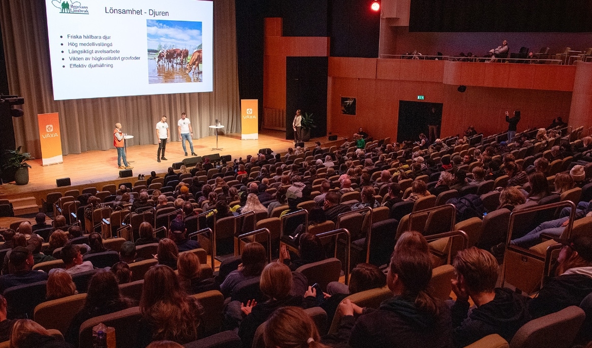 Rekordmånga naturbrukselever väntas till årets Elmia Lantbruk. Bild från inspirationsdagen 2024. Foto: Elmia