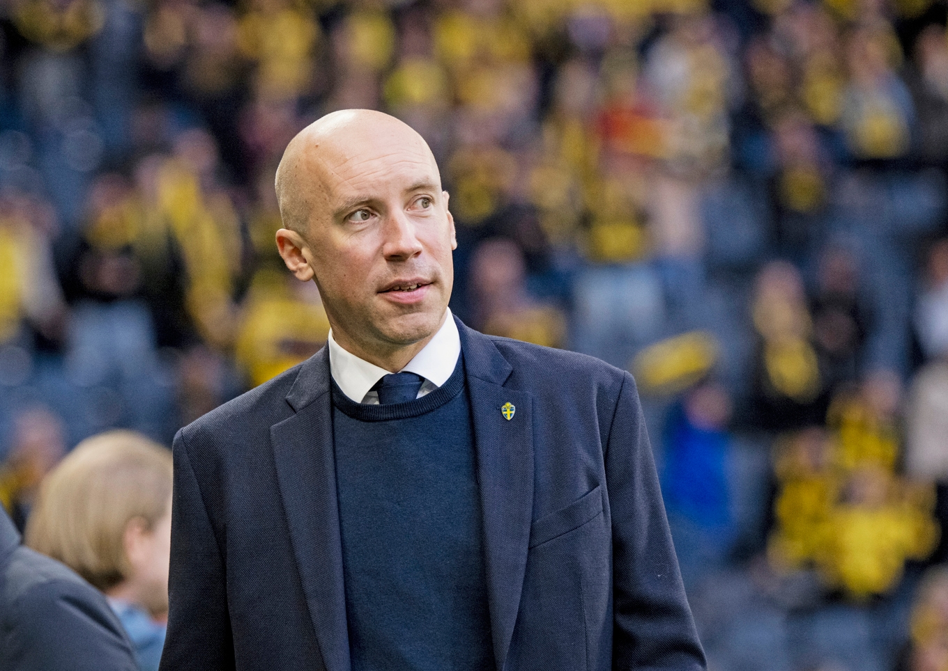 Simon Åström är nöjd med sin tid som ordförande i Fotbollförbundet, men han ser flera utmaningar. Foto: Christine Olsson/TT