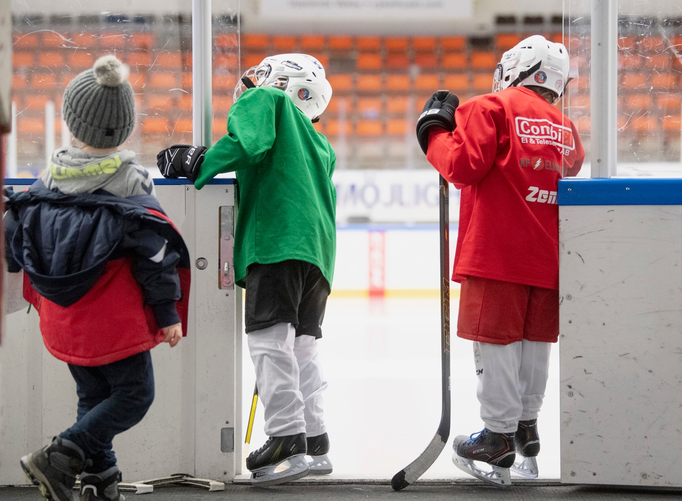 Det går bra för svensk ishockey. På en säsong har antalet registrerade spelare och domare ökat med drygt 5 500. Foto: Fredrik Sandberg/TT