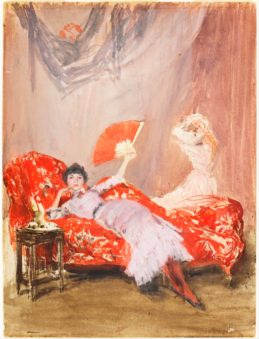 Akvarell av James McNeill Whistler (1834–1903). Foto: Freer Gallery of Art/Wikimedia Commons