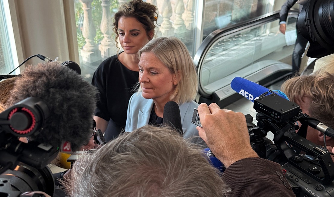 Magdalena Andersson (S) kommer förlora den första statsministeromröstningen, något hon själv medger. Foto: Staffan Erfors