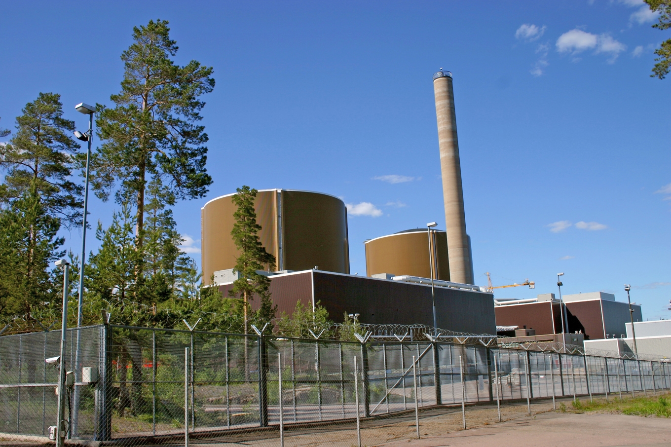 Lovisa kärnkraftverk i Finland, som nu ska driva Googles serverhallar. Foto: Risto Viita/Shutterstock
