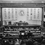Frankrike, Paris 1948, ett historiskt möte: På det tredje mötet för FN vid Palais de Chaillot i Paris den 10 december 1948, antogs FN:s Allmänna deklaration för mänskliga rättigheter. (Foto: AFP)