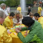 Lotusblommevikning i Göteborg.(Foto: Pirjo Svensson/Epoch Times)