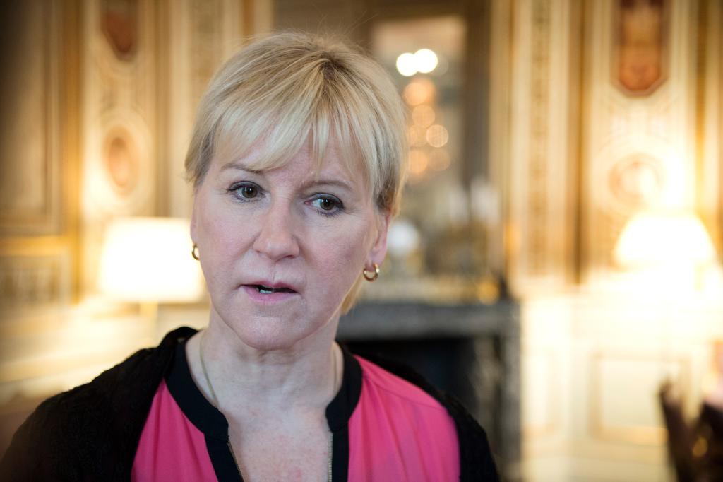 Utrikesminister Margot Wallström (S) deltar i atomsäkerhetsmötet NSS i Washington, med USA:s president Barack Obama som värd. (Foto: Jessica Gow /TT-arkivbild)