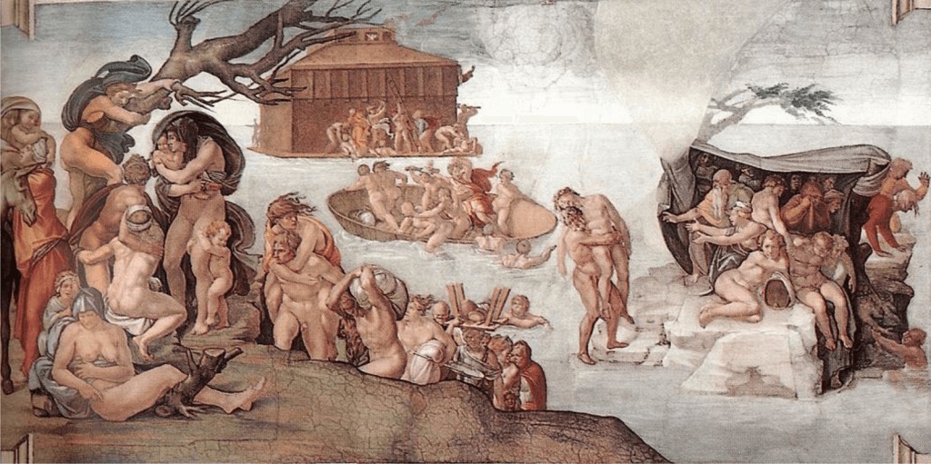 Syndafloden av Michelangelo. (Foto: PD-US)