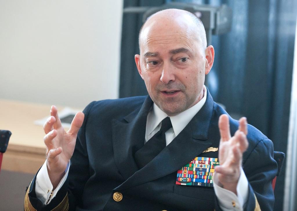 Flottamiralen James Stavridis. (Foto: Bertil Ericson / TT-arkivbild)
