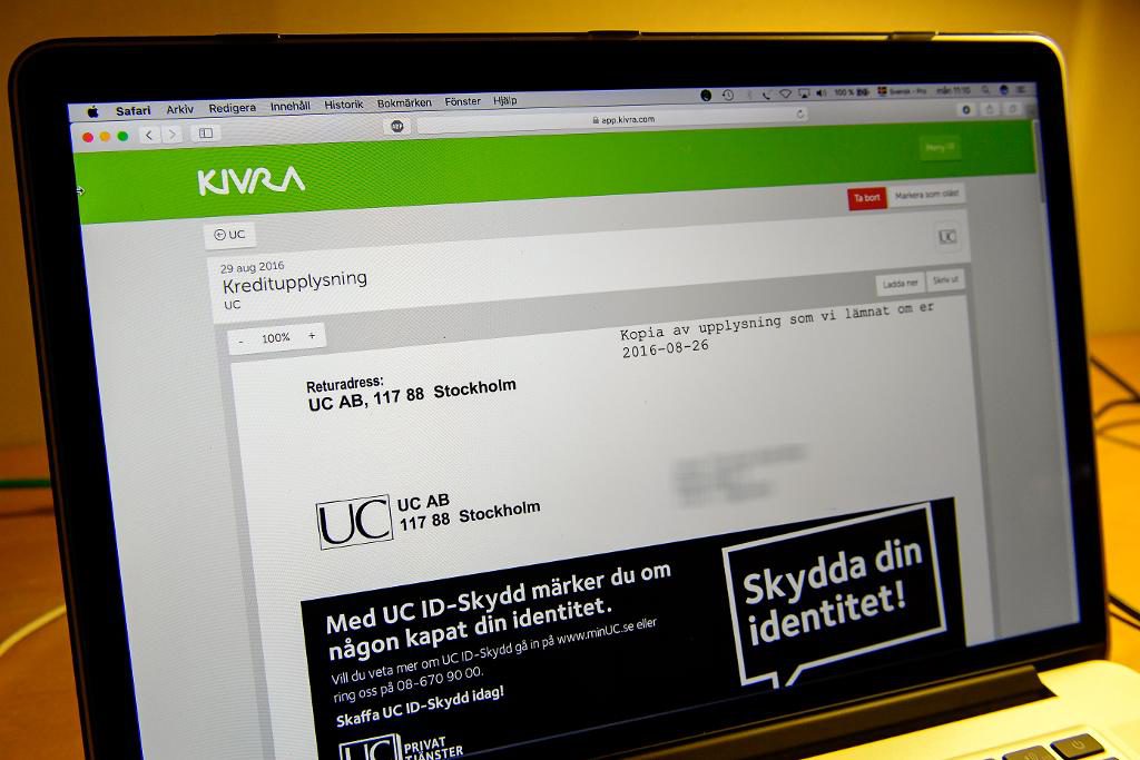 Kivra är en av de två privata aktörer för den digitala brevlådetjänsten. Förutom de anslutna myndigheterna finns avtal med hundratals företag och organisationer som kan skicka post via tjänsten. (Foto: Jonas Ekströmer/TT)