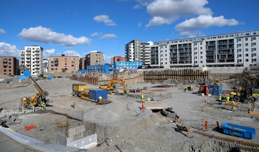 
Antalet nyproducerade bostadsrätter överstiger antalet begagnade bostadsrätter i juni. Foto: TT-arkivbild                                            