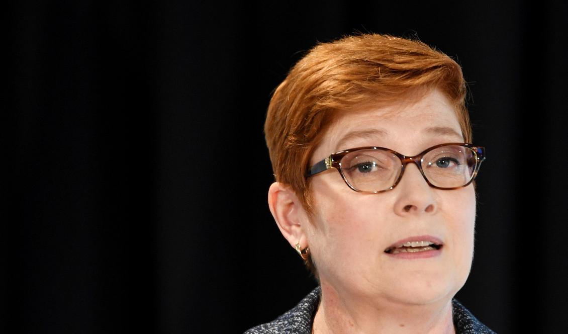 


Australiens utrikesminister, Marise Payne, talar vid Launch of Sports Diplomacy 2030 den 1 februari 2019 i Sydney. Foto: Tracey Nearmy/Getty Images                                                                                                                                                