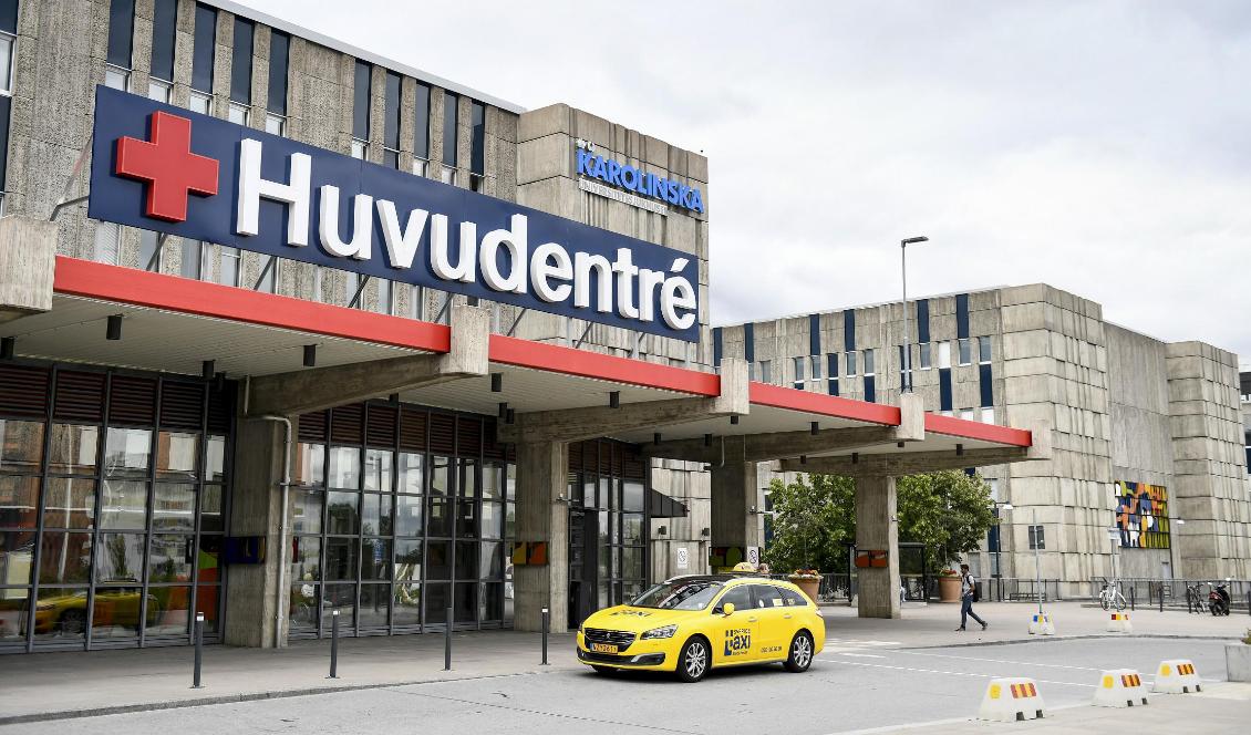 Sjuksköterskan arbetade på Karolinska universitetssjukhuset i Huddinge. Foto: Erik Simander/TT-arkivbild