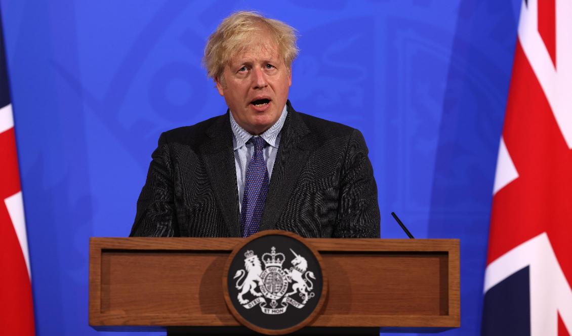 Genomgång med Boris Johnson på Downing Street den 14 juni. Foto: WPA Pool/Getty Images