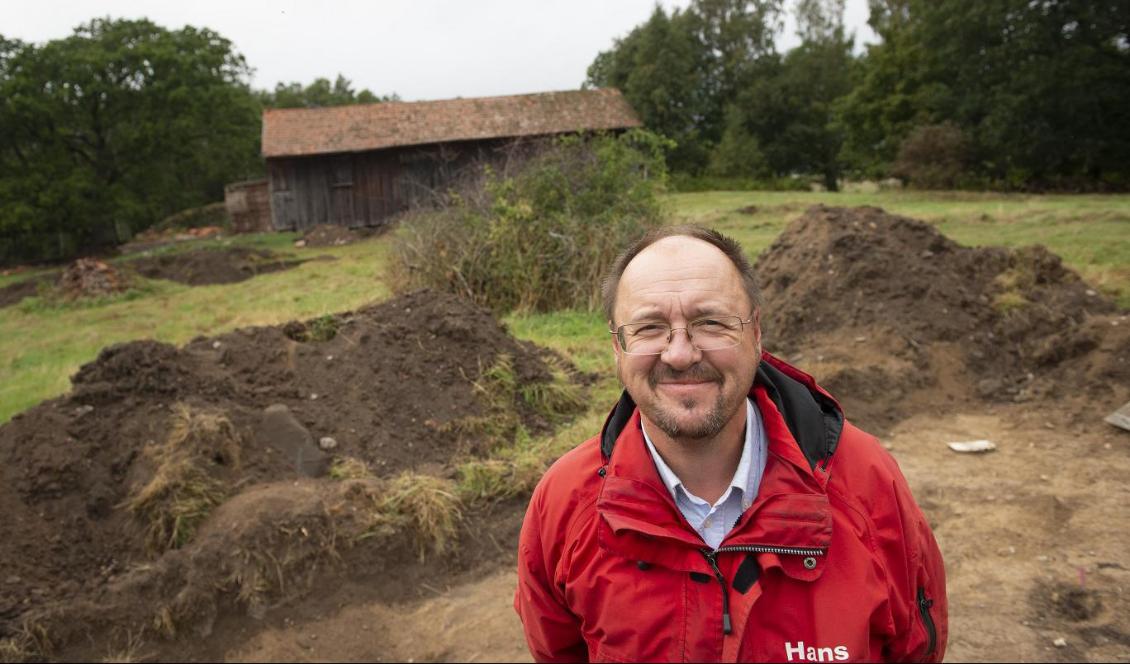 
Hans Olsson arkeolog vid Värmlands museum. Foto: Lars Sjöqvist/Pressbild. CC BY 4.0                                            