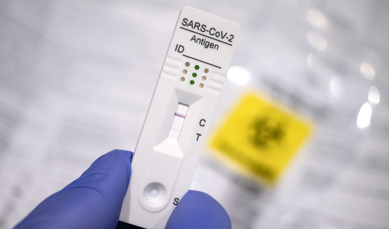 Den nya covid-varianten Eris har kommit till Sverige. Arkivbild från tidigare virustest. Foto: Johan Nilsson/TT