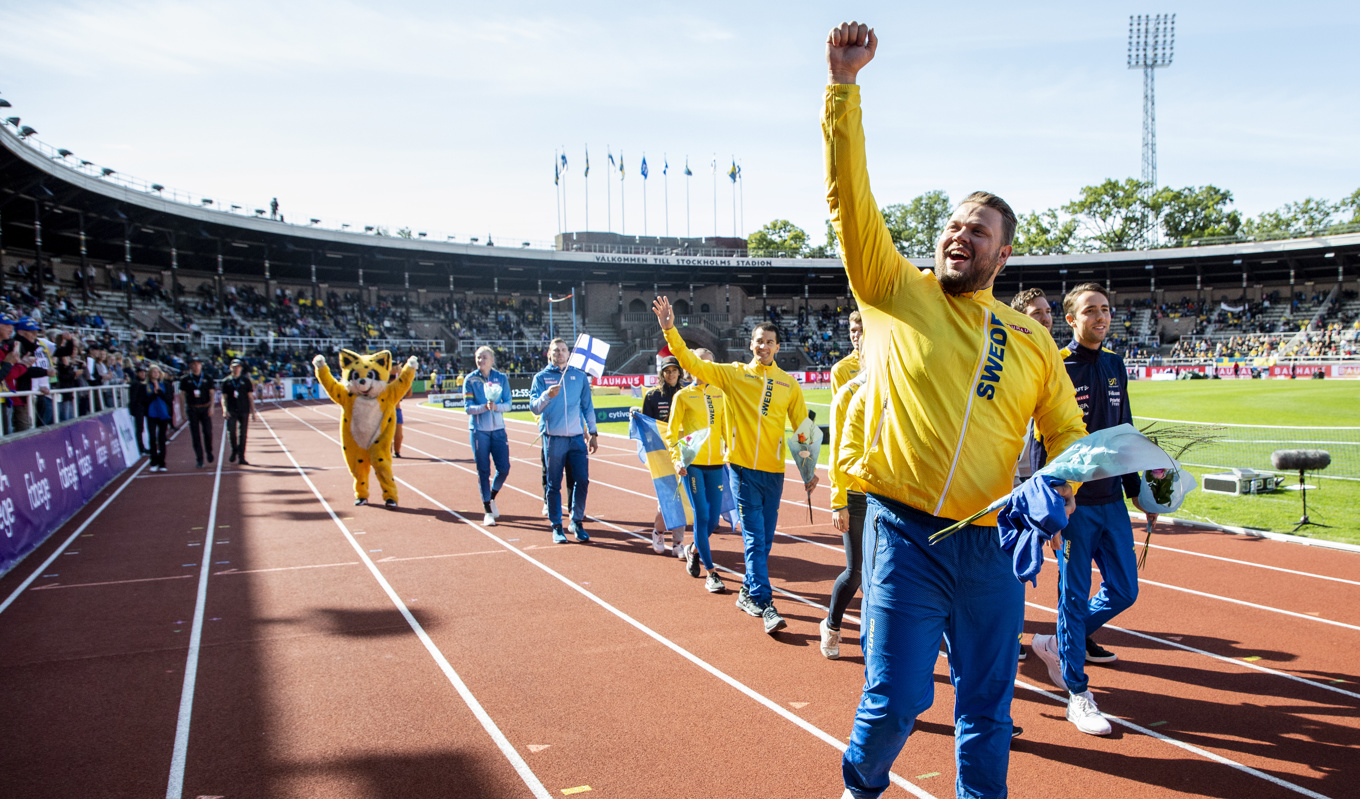 Finnkampen blir publikfest