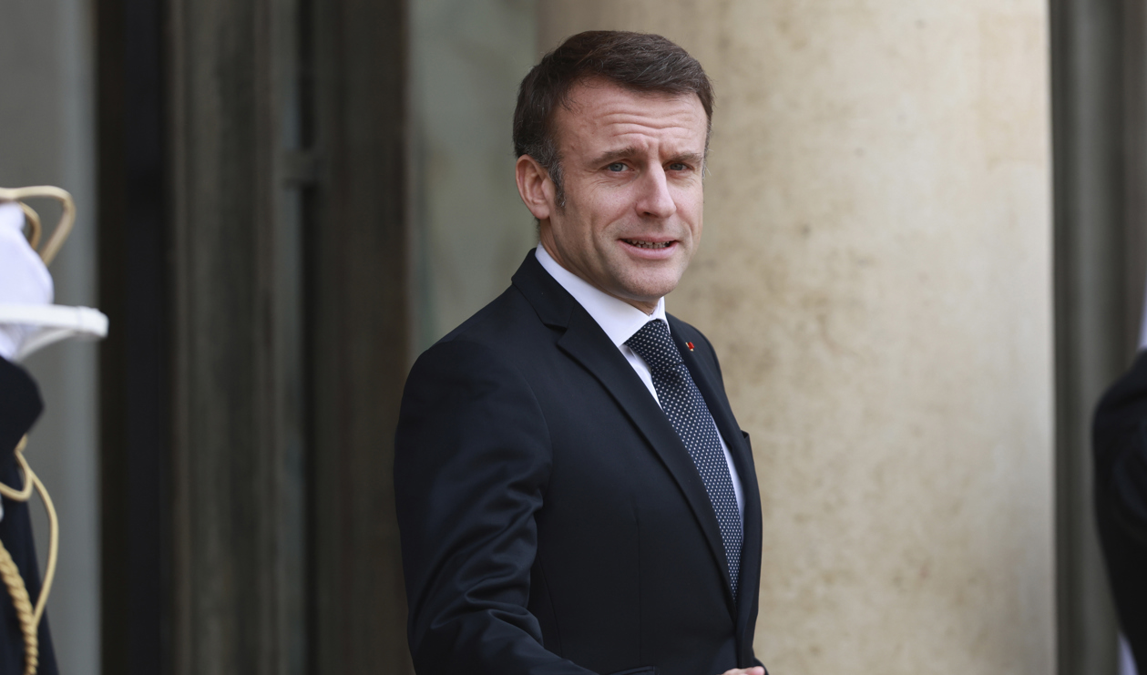 Frankrikes president Emmanuel Macron. Foto: Aurelien Morissard/AP/TT