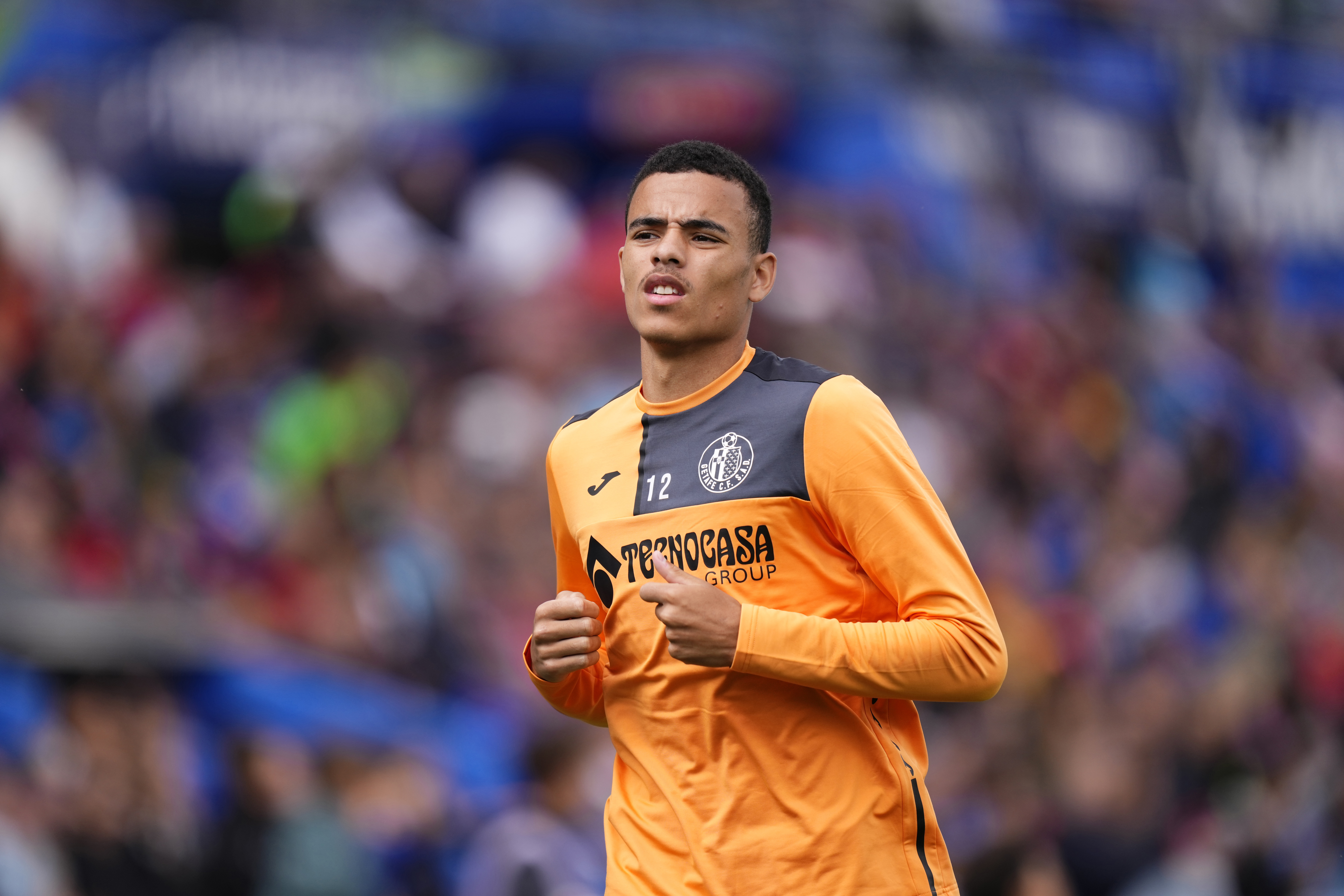 Mason Greenwood har tidigare anklagats för våldtäkt och misshandel av sin tidigare flickvän. Arkivbild. Foto: Jose Breton/AP/TT