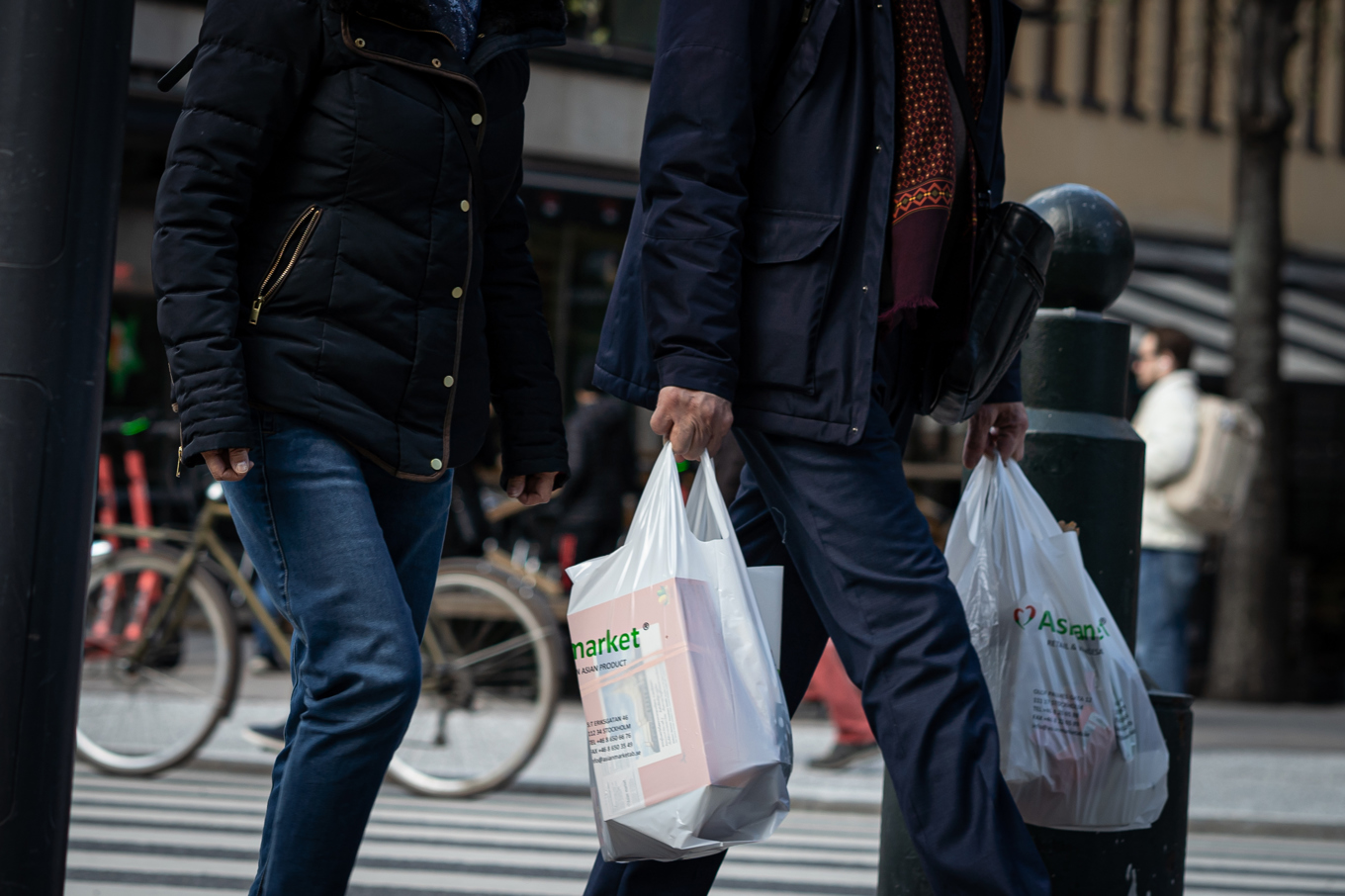 Enligt Svensk Handel var plastbärkassarna i handeln baserade på återvunnet eller förnyelsebart material redan innan skatten infördes. Foto: Sofia Drevemo