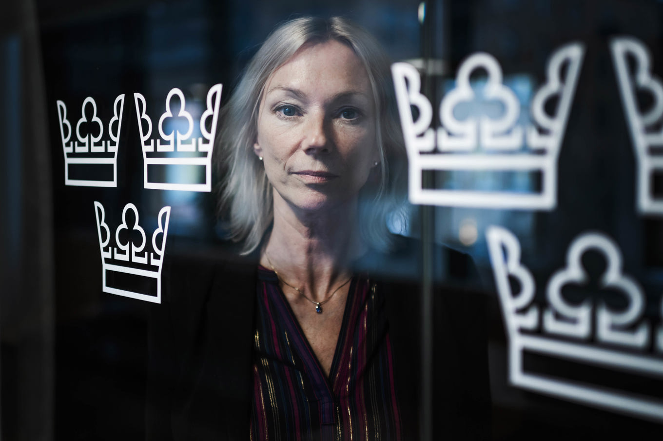 Riksgälden meddelar att februari gav ett oväntat plus i statskassan. På bilden riksgäldsdirektör Karolina Ekholm. Arkivbild. Foto: Stina Stjernkvist/SvD/TT