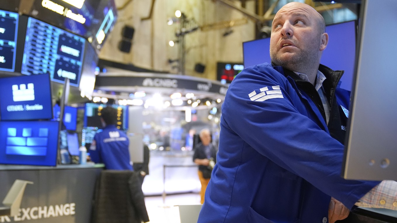 Minerna var bekymrade bland handlarna på New York-börsen på torsdagen. Foto: Seth Wenig/AP/TT