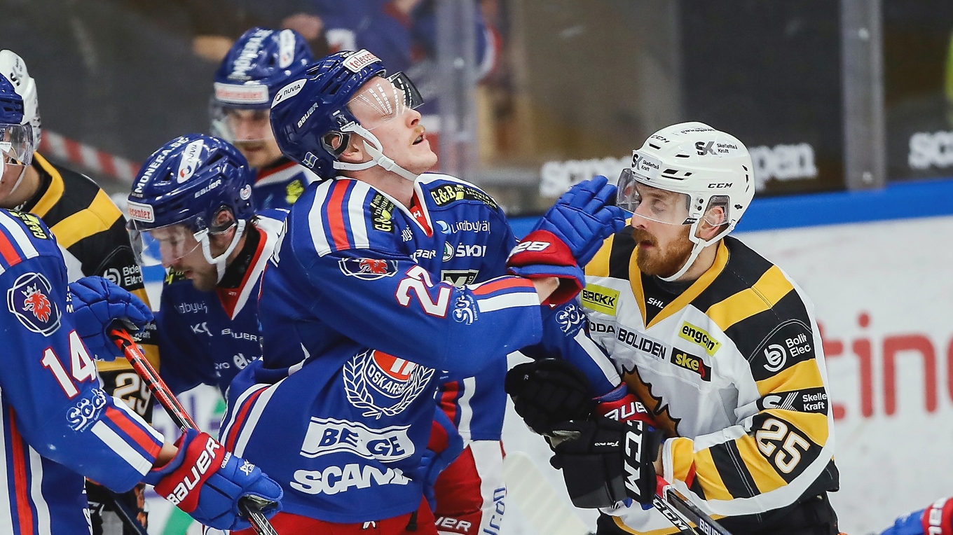 Före sitt spel med Kalmar HC i hockeyallsvenskan och äventyret i Ungern spelade Henrik Nilsson i SHL med Oskarshamn IK. Foto: Claus Meyer/TT