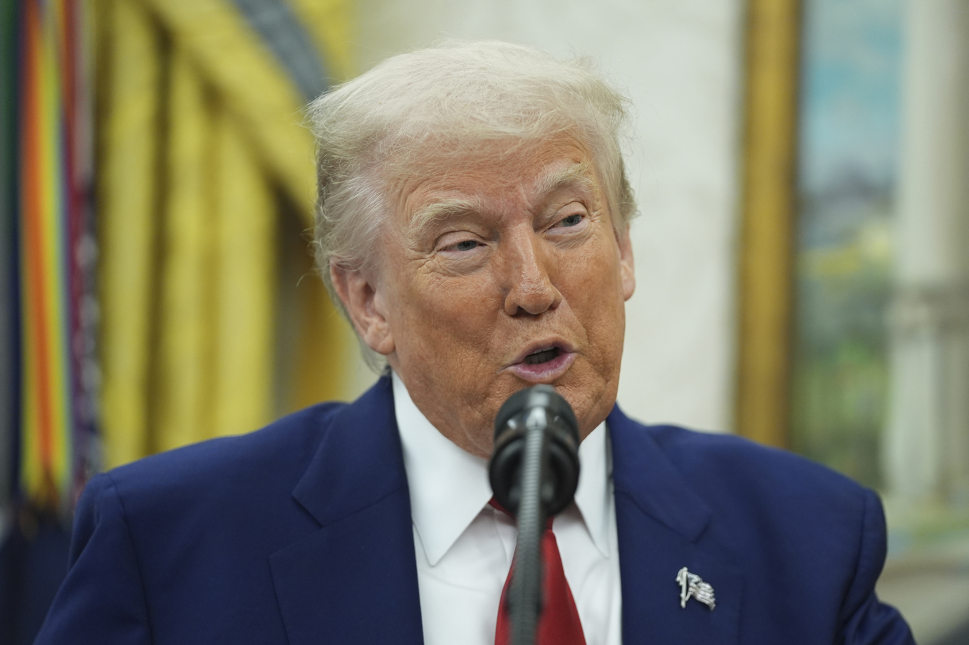 USA:s president Donald Trump Foto: Evan Vucci/AP/TT