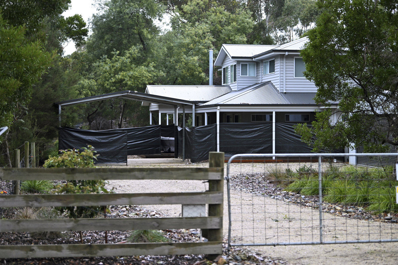 Hemmet där kvinnan bjöd på den dödliga lunchen. Arkivbild. Foto: James Ross/AAP/TT