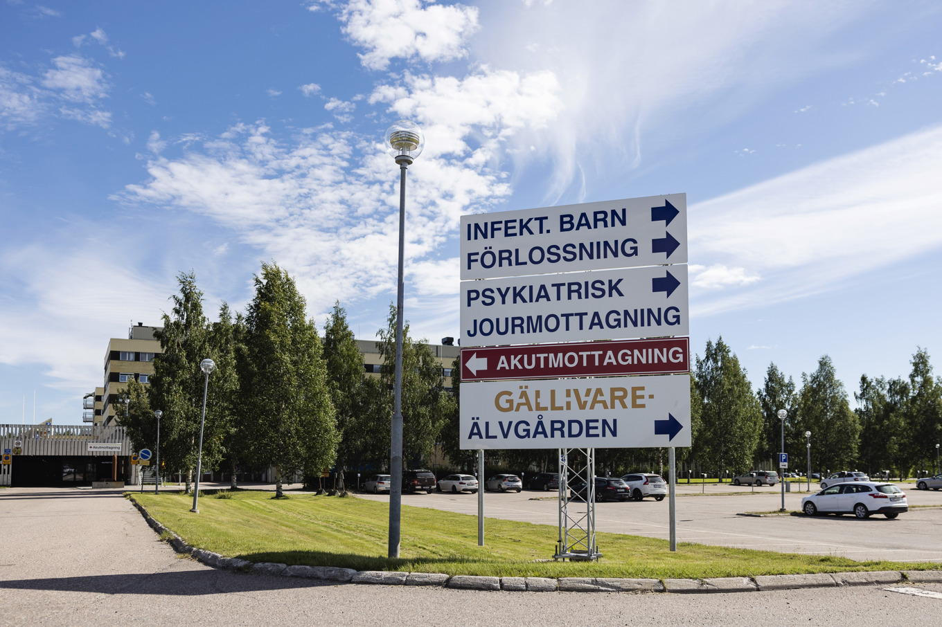 På grund av utslaget mobilnät har Gällivare sjukhus gått upp i stabsläge. Arkivbild. Foto: Emma-Sofia Olsson/SvD/TT