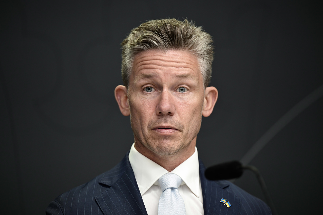 Försvarsminister Pål Jonson (M). Arkivbild. Foto: Magnus Lejhall/TT