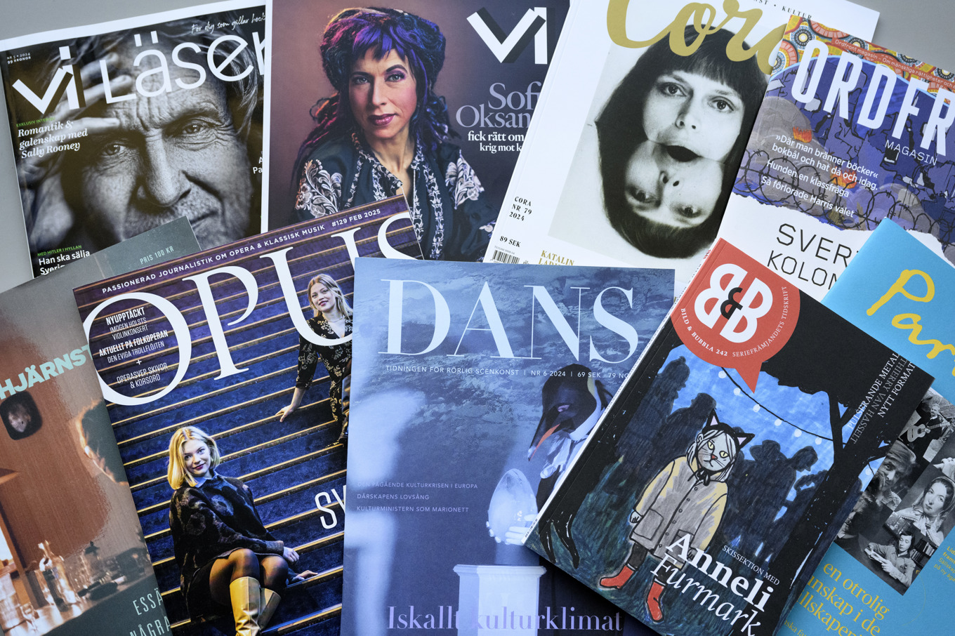 Annonsintäkterna för tidskrifter och dagspress fortsätter att backa. Arkivbild. Foto: Jessica Gow / TT