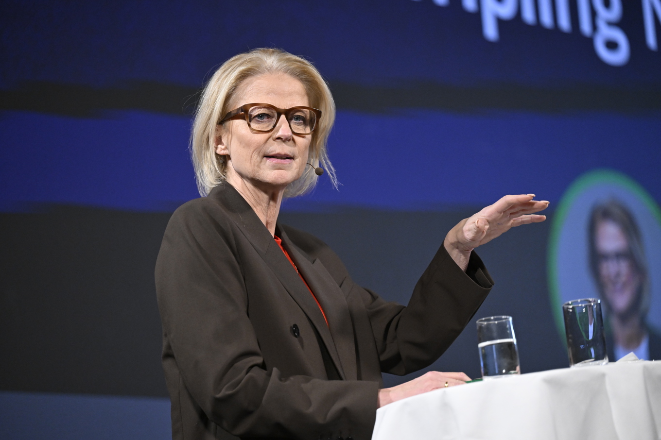 Finansminister Elisabeth Svantesson (M). Foto: Fredrik Sandberg/TT