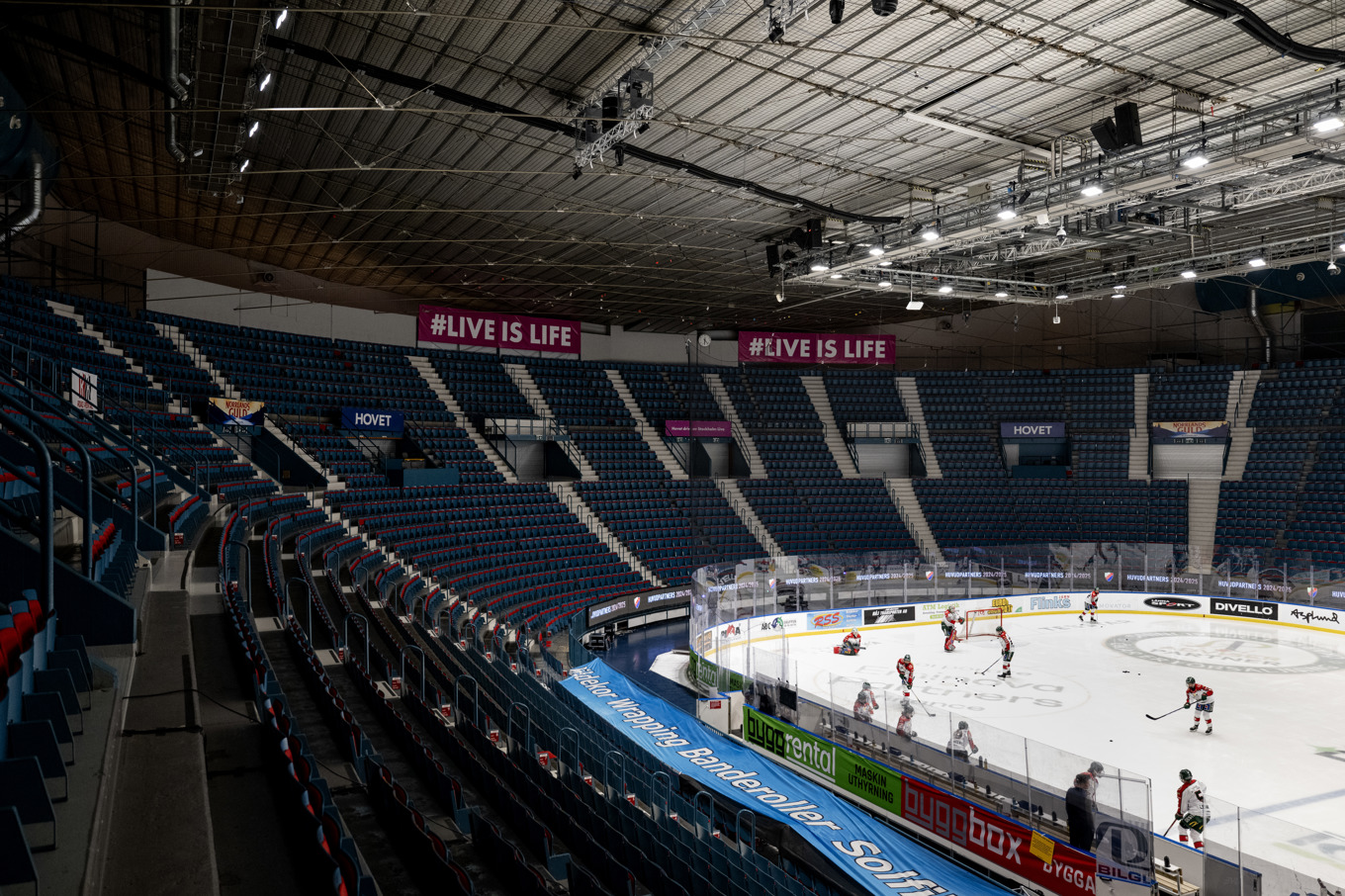 Ishockeyarenan Hovet rivs inte. Arkivbild. Foto: Christine Olsson/TT