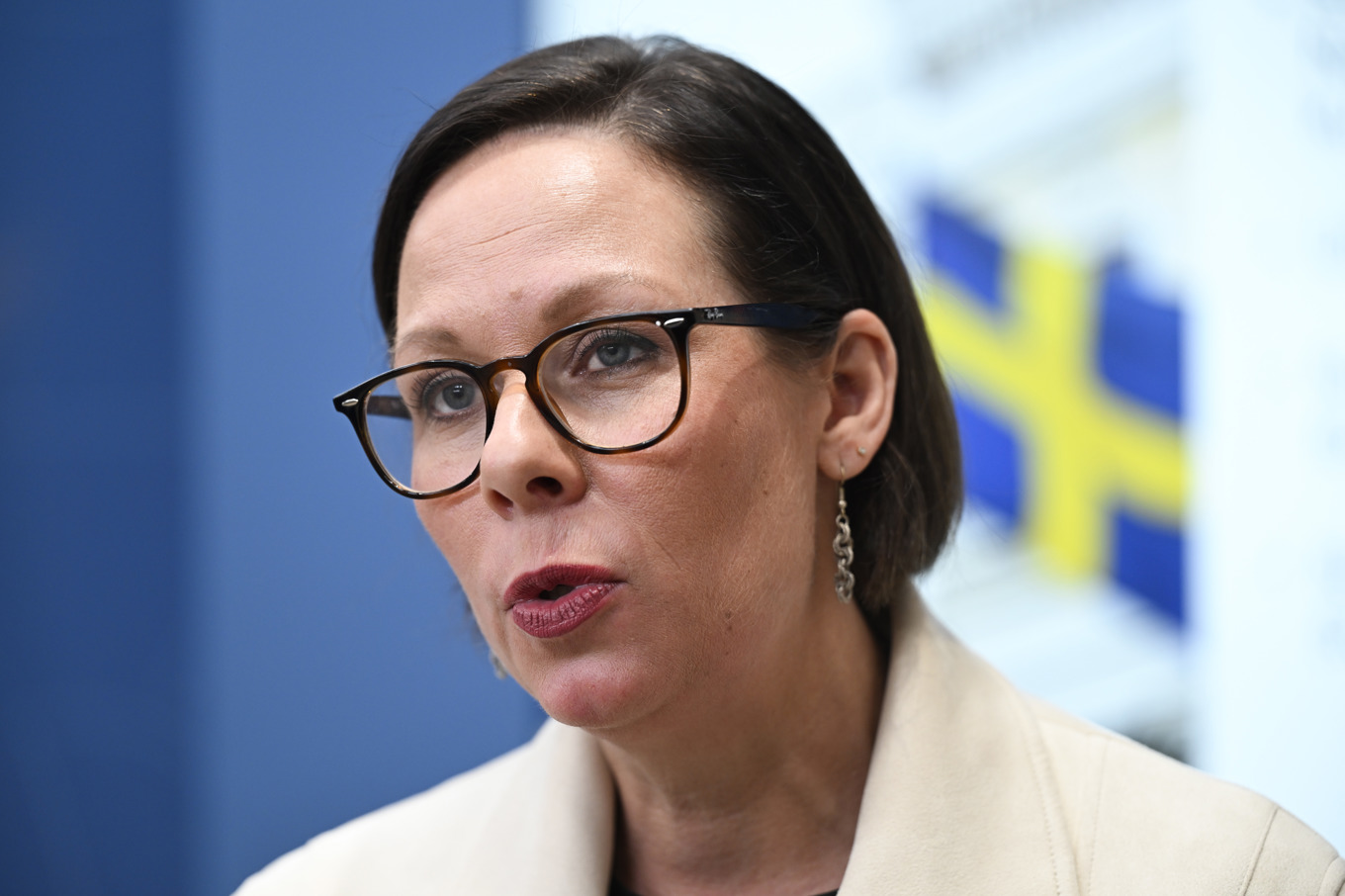 Utrikesminister Maria Malmer Stenergard (M). Bild från förra veckan. Foto: Fredrik Sandberg/TT