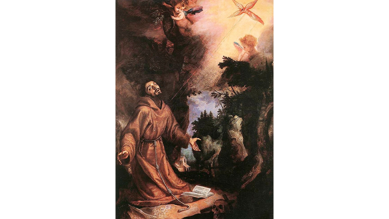 Alva Dahls senaste diktsamling är inspirerad av Franciskus av Assisi. Målning av Ludovico Cigoli (1559-1613). Foto: Public Domain