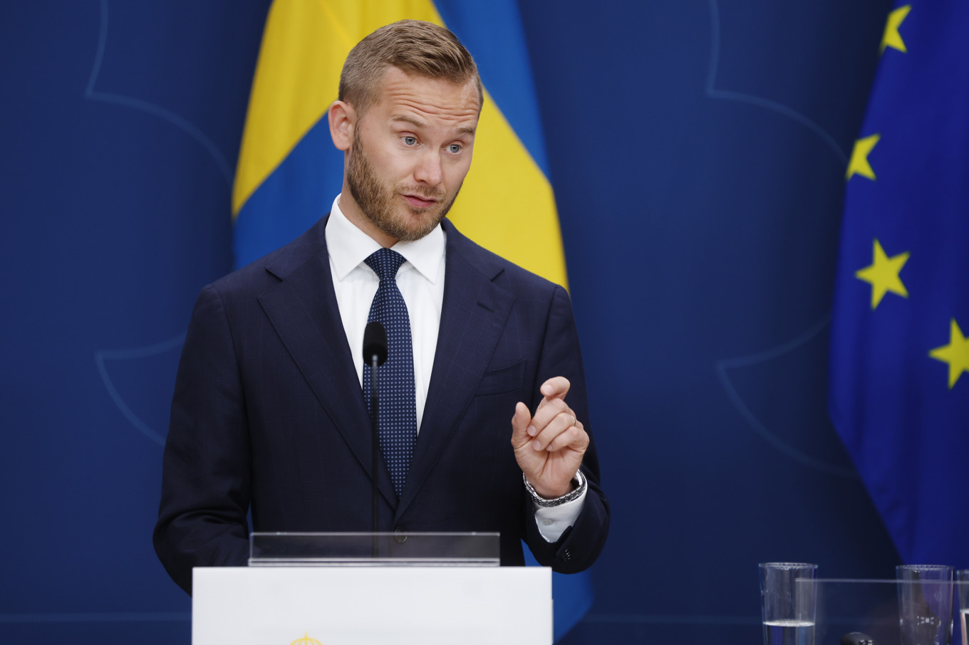 Henrik Vinge (SD), ordförande för justitieutskottet. Foto: Pär Bäckström/TT