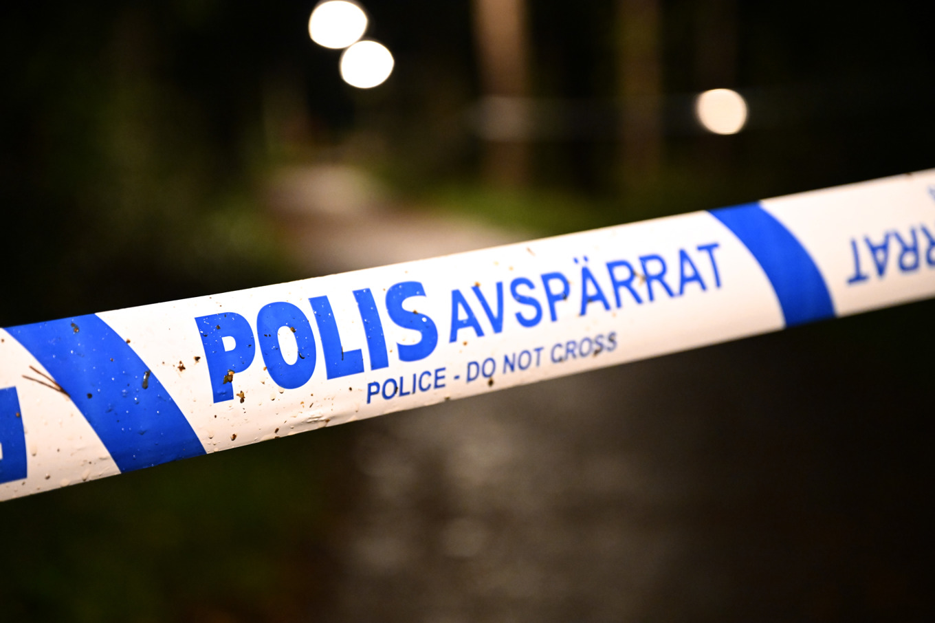 Platsen har spärrats av. Arkivbild. Foto: Henrik Montgomery/TT