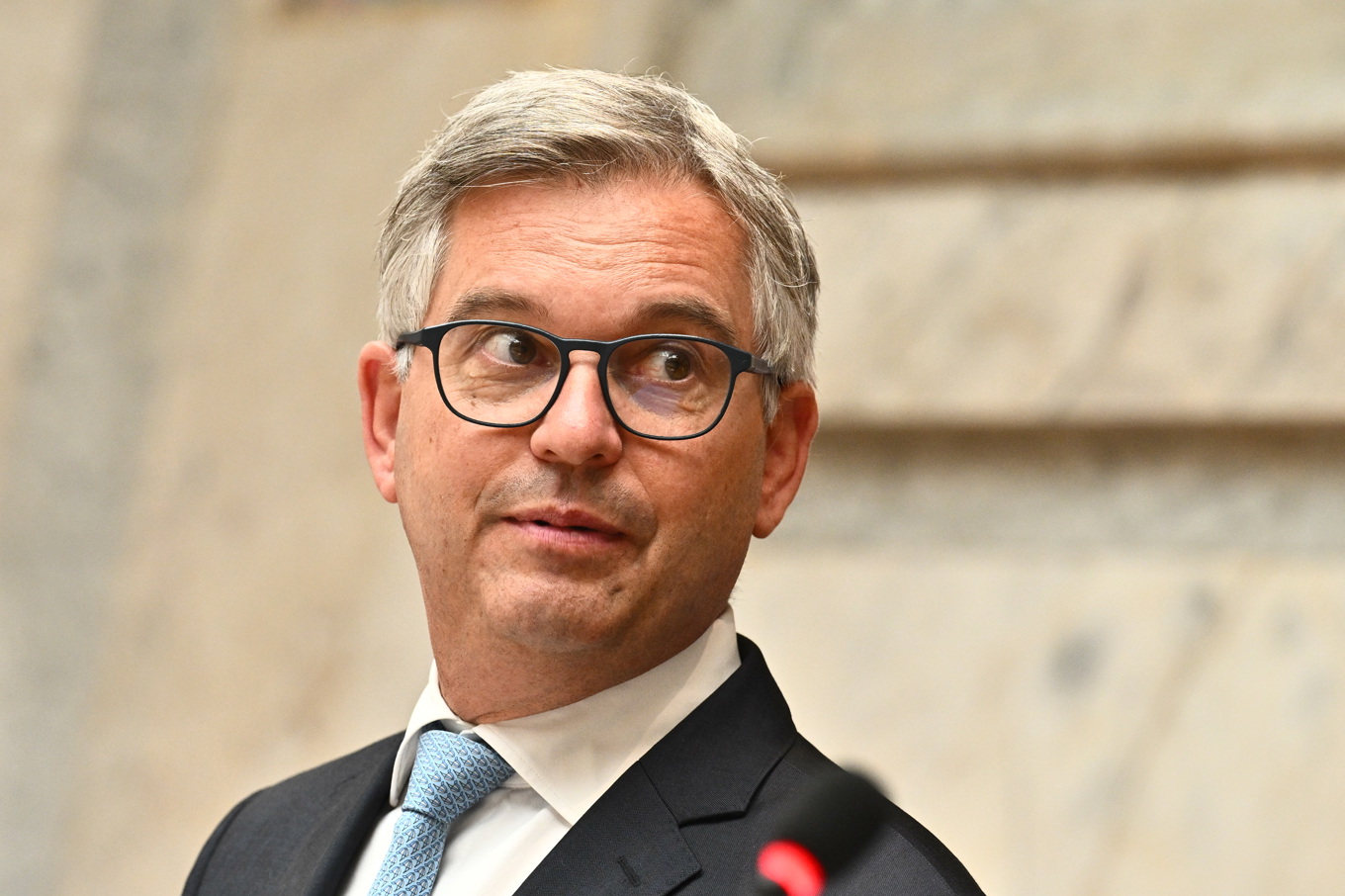 EU:s inrikeskommissionär Magnus Brunner under ett besök i Stockholm i juni. Arkivfoto. Foto: Claudio Bresciani/TT