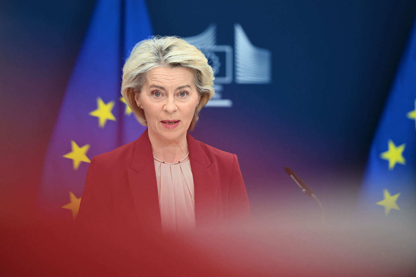 EU-kommissionens ordförande Ursula von der Leyen. Arkivbild. Foto: Harry Nakos/AP/TT