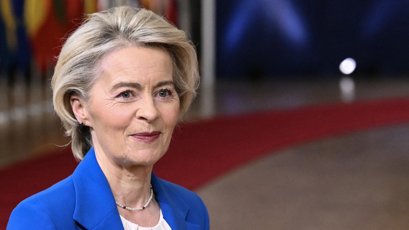 EU-kommissionens ordförande Ursula von der Leyen. Foto: Nicolas Tucat/AFP via Getty Images