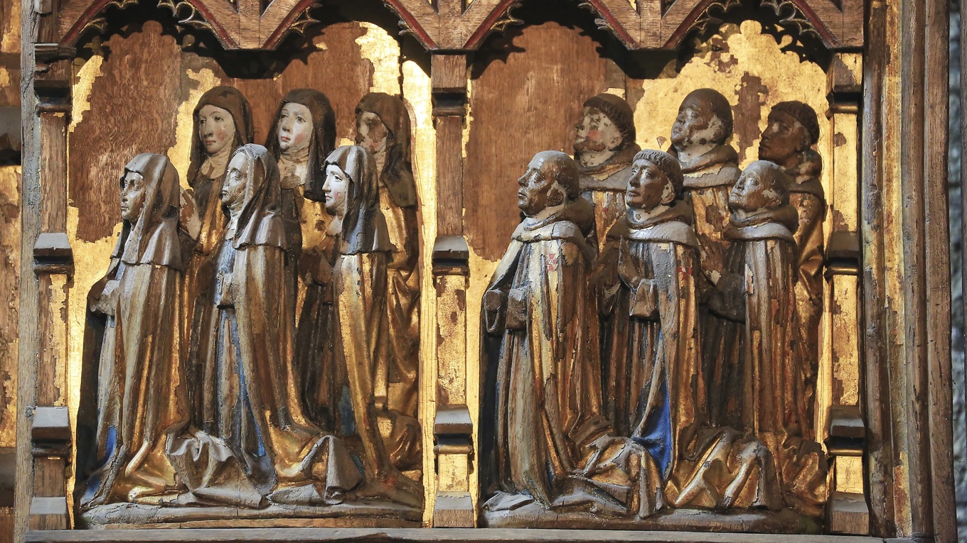 Detalj från altaret i Vadstena klosterkyrka. Foto: Hans A. Rosbach/CC-BY-SA 3.0/Wikipedia Commons